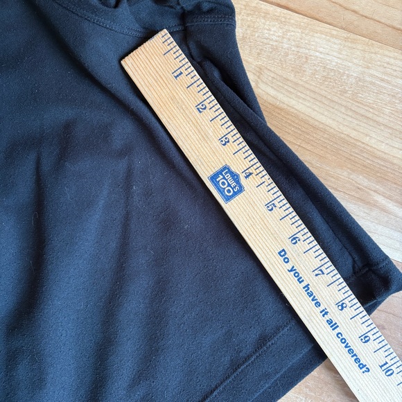 Black Elastic Waist Knit Shorts XL - Picture 5 of 5